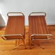Pair of vintage modernist bedside tables