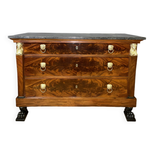 Commode d'époque Consulat - acajou