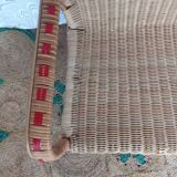 1960s rattan armchair