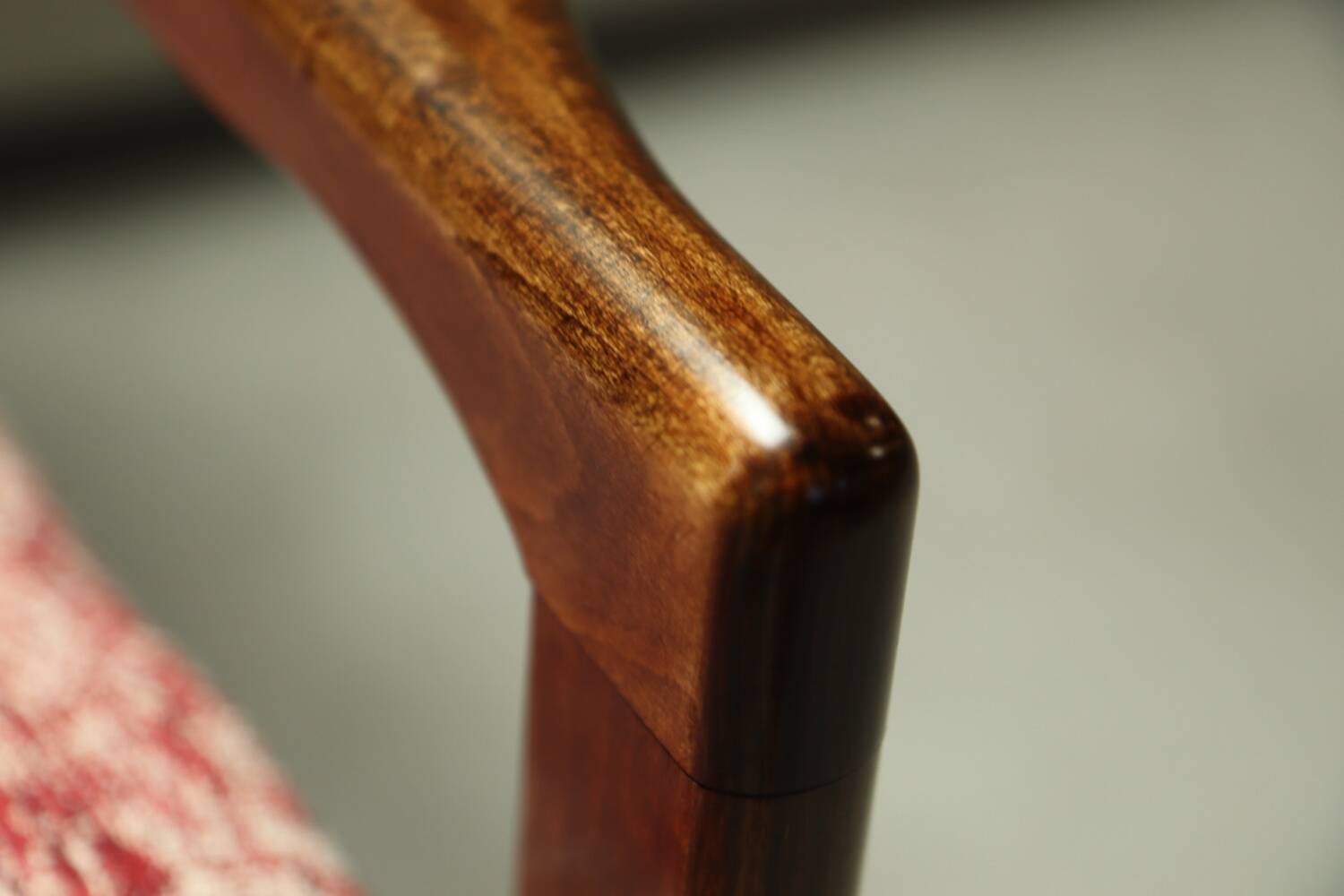 Fauteuil scandinave rétro design chair crabe rouge 1965 fauteuil en bois de salon milieu de siècle style Boho