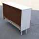 Commode vintage en métal et fomica
