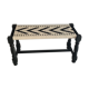 Banc indien tressé main