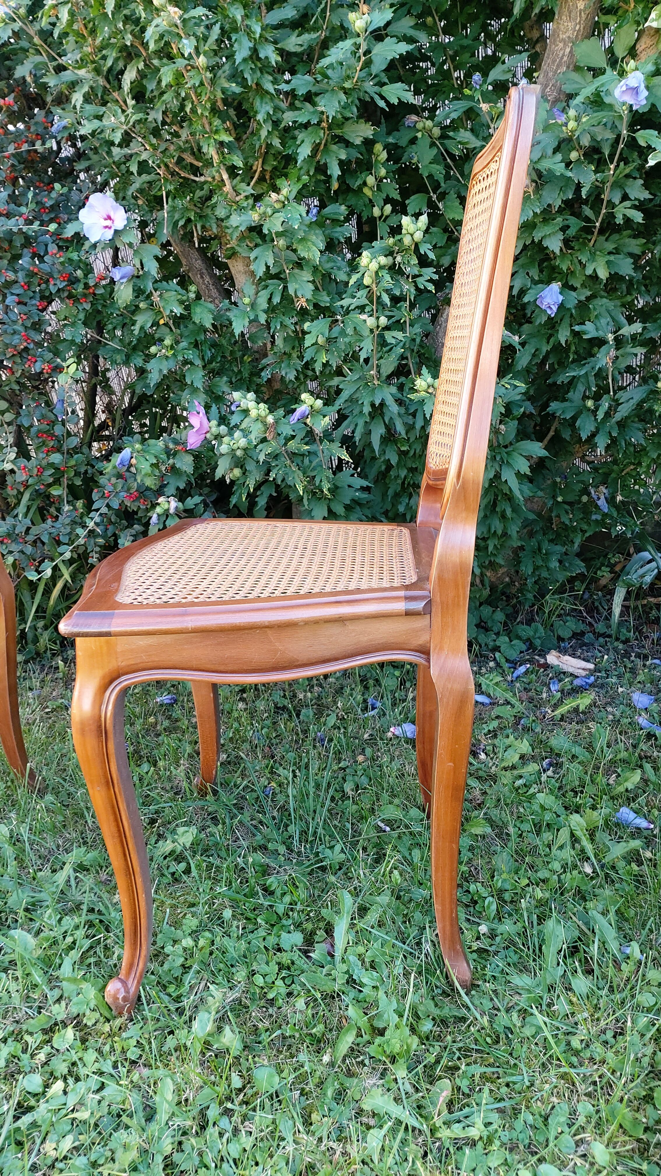 set of 4 regency style chairs