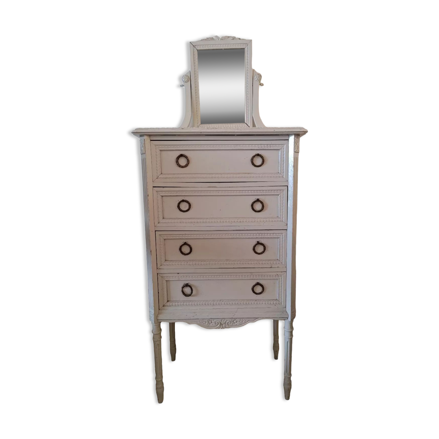 Commode coiffeuse de style Louis xvi