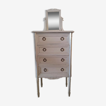 Louis xvi style dressing table chest of drawers