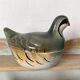 Ceramic partridge, zoomorphic terrines by Michet Caugant.