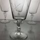 6 crystal water/wine glasses from the 60s (wheat)