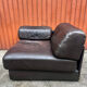 Corner leather armchair De Sede, 1970s