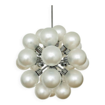 Chromed 1970s Sputnik Chandelier by Motoko Ishii for Staff
