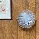 Vintage 1970s clear glass wall/ceiling light