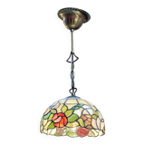 Tiffany-style glass pendant light