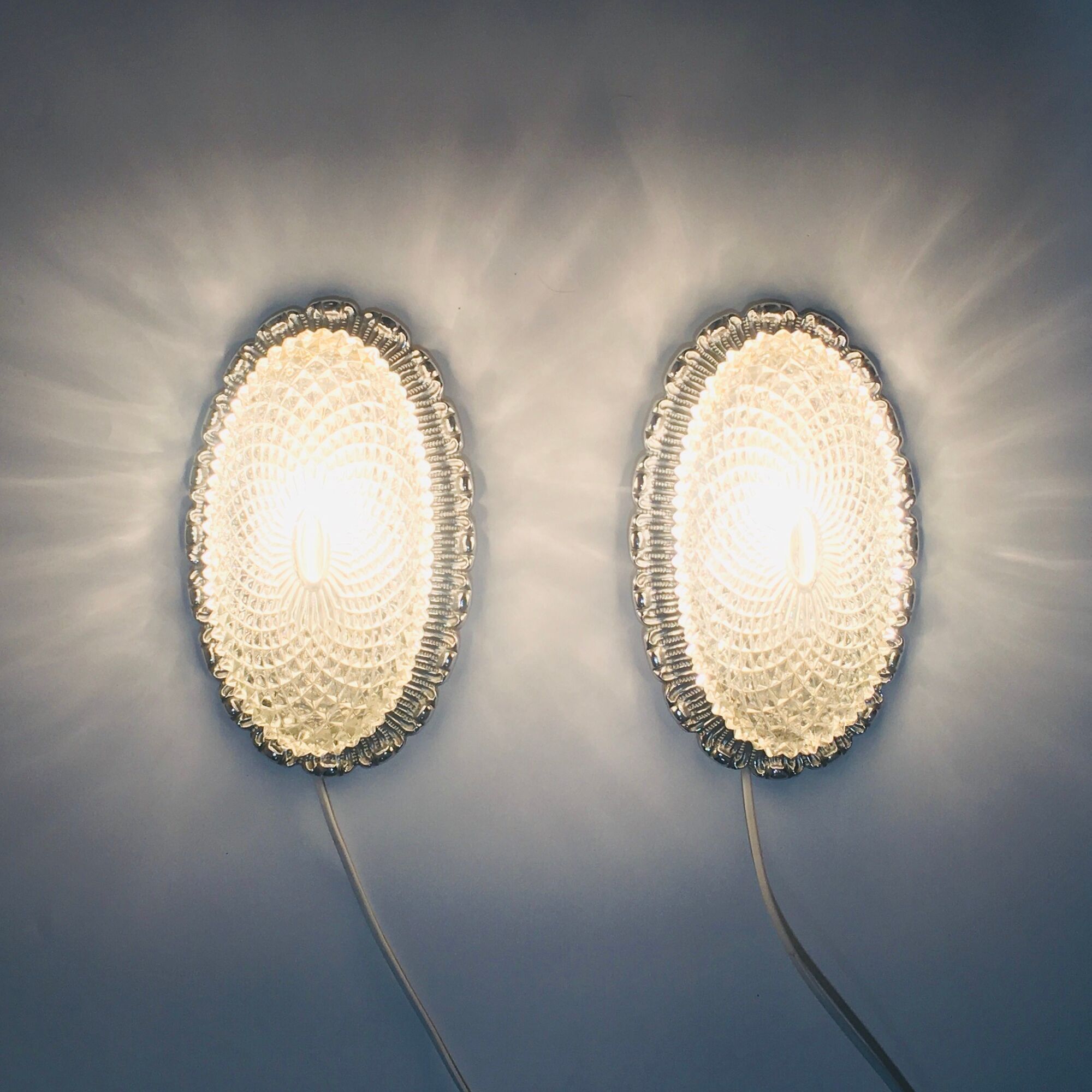 Pair of  sconces from Limburg, Germany, 1960s