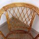 Vintage rattan armchair 60s