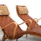 Paire de chaises longues vintage Pernilla-3 par Bruno Mathsson
