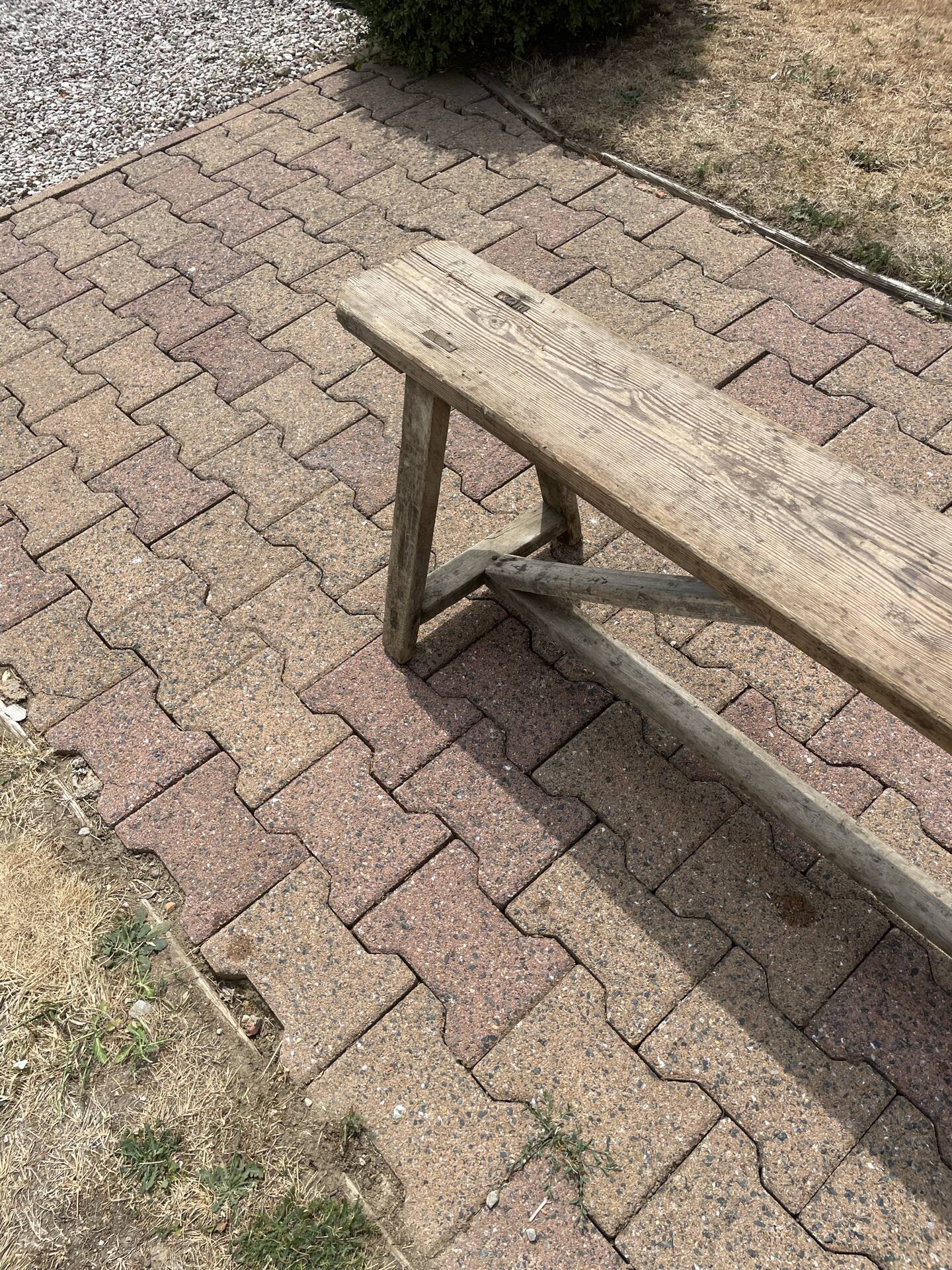 Vintage farm bench
