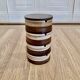 ENSEMBLE DE 4 CENDRIERS DESIGN SCANDINAVE.