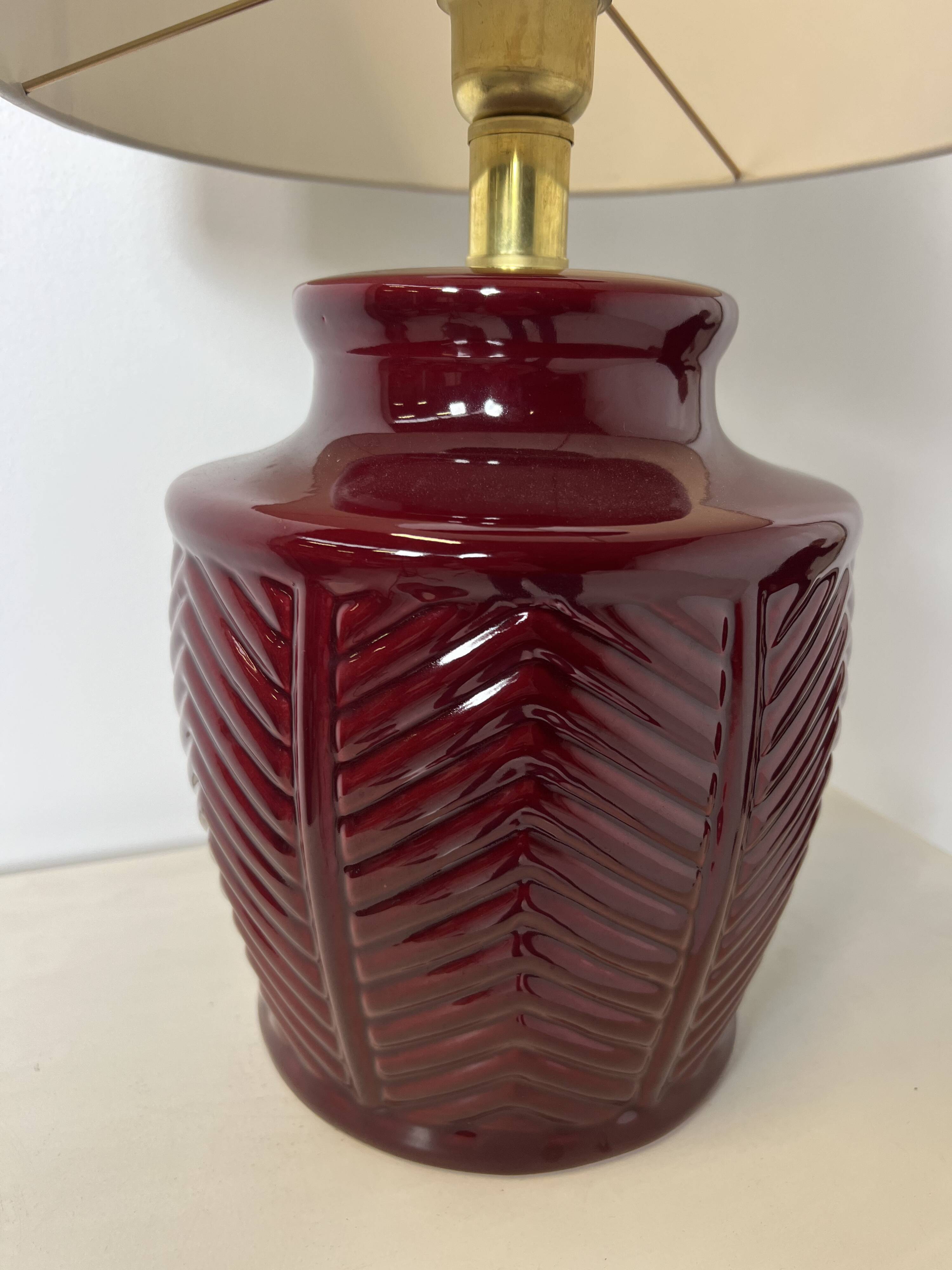 Ceramic Table Lamp By Tomasso Barbi