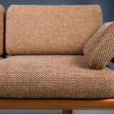 Danish Teak Fd 417 3 Seats Sofa Model Minerva by Peter Hvidt and Orla Molgaard-Nielsen for France &