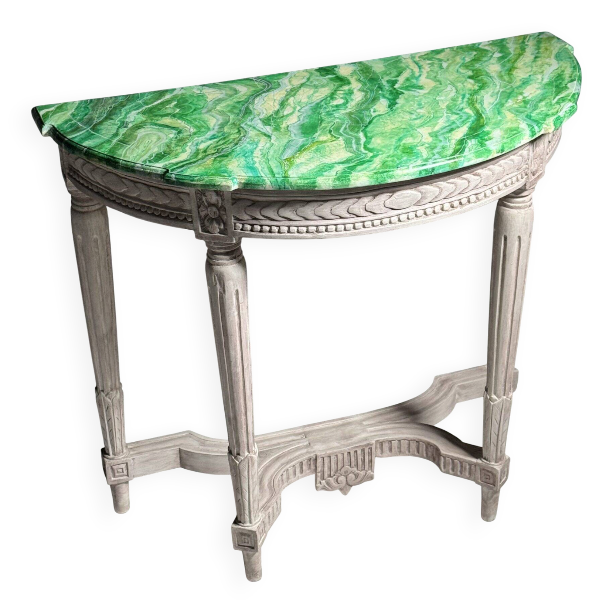Set of 2 Louis Seize style side tables