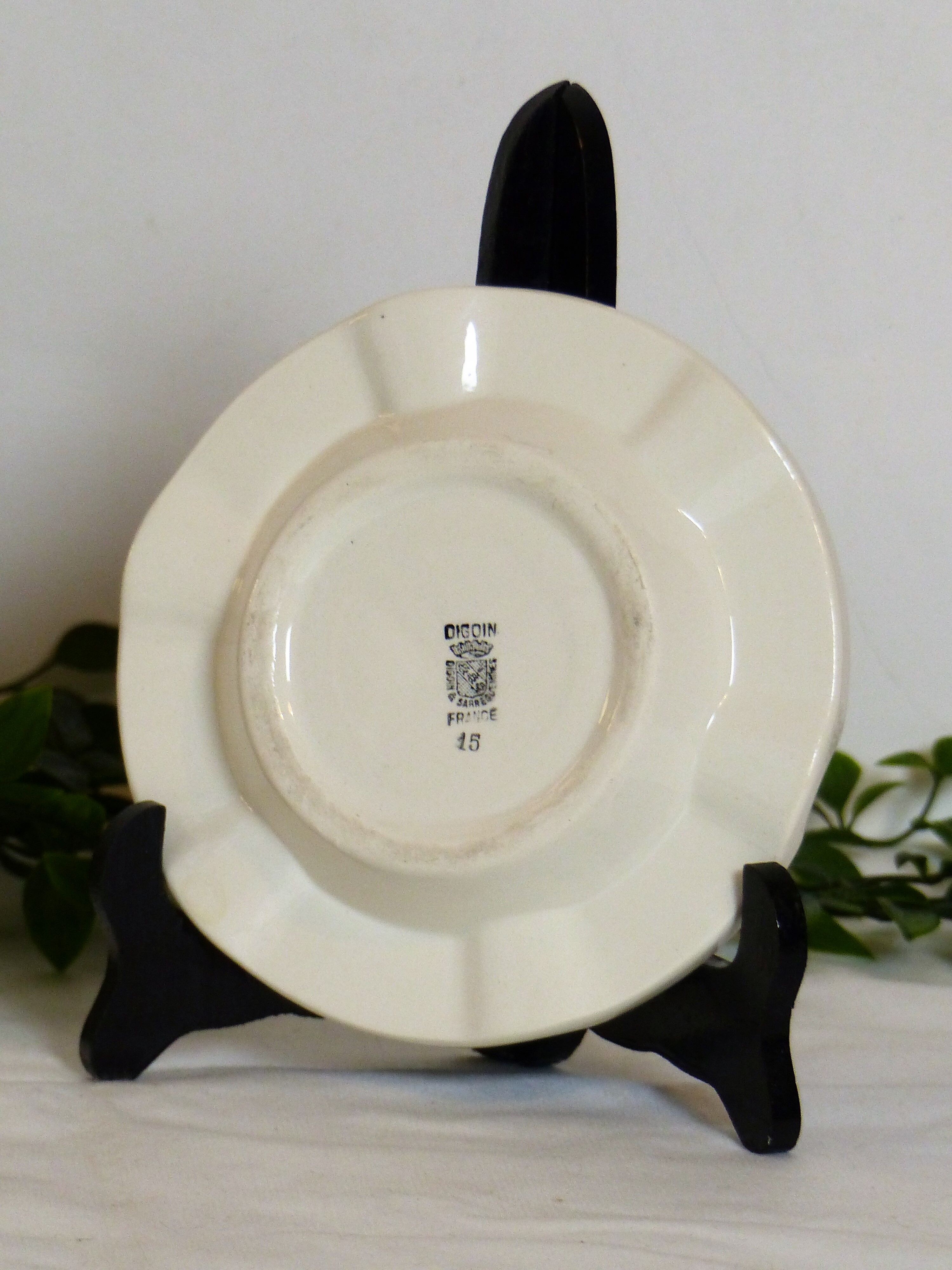 Ashtray Digoin Sarreguemines