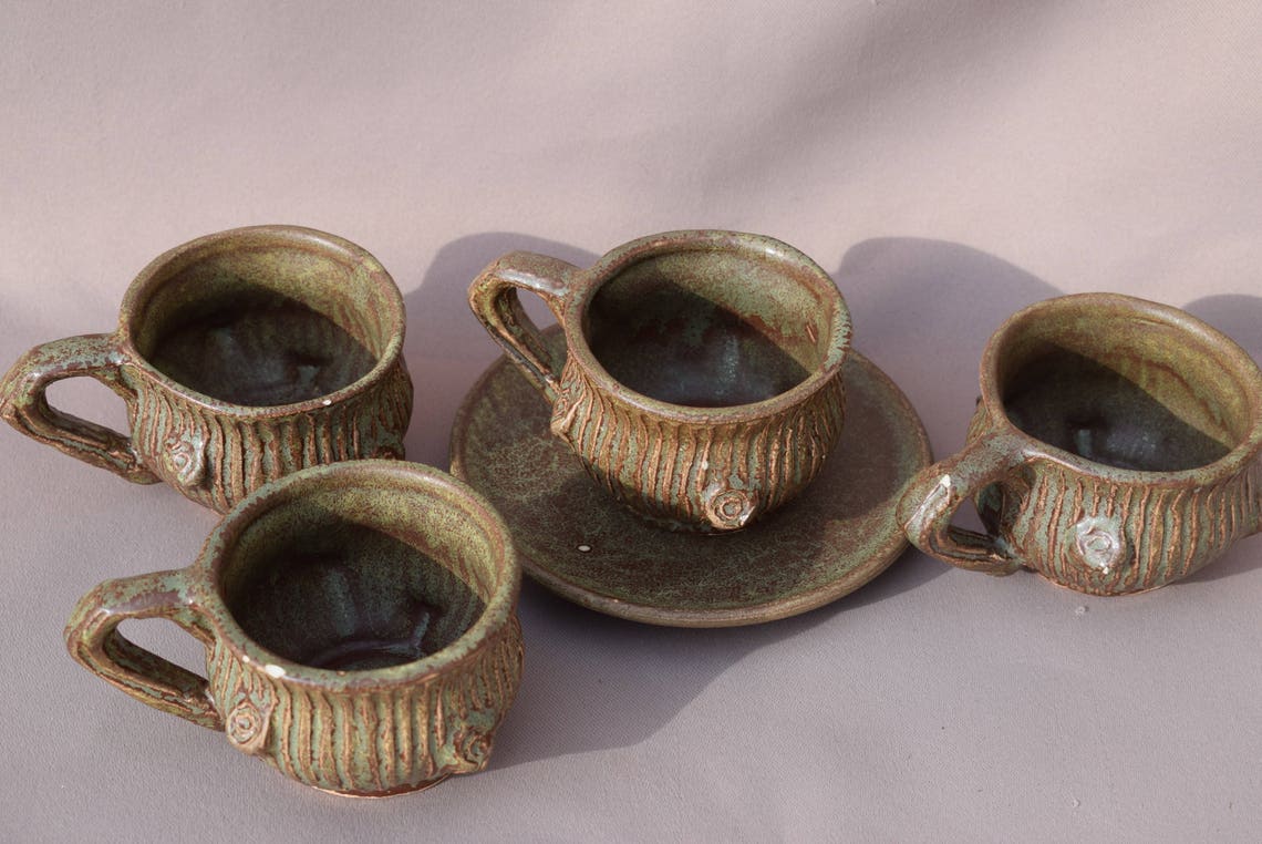 Vintage coffee service vallauris "tronc"