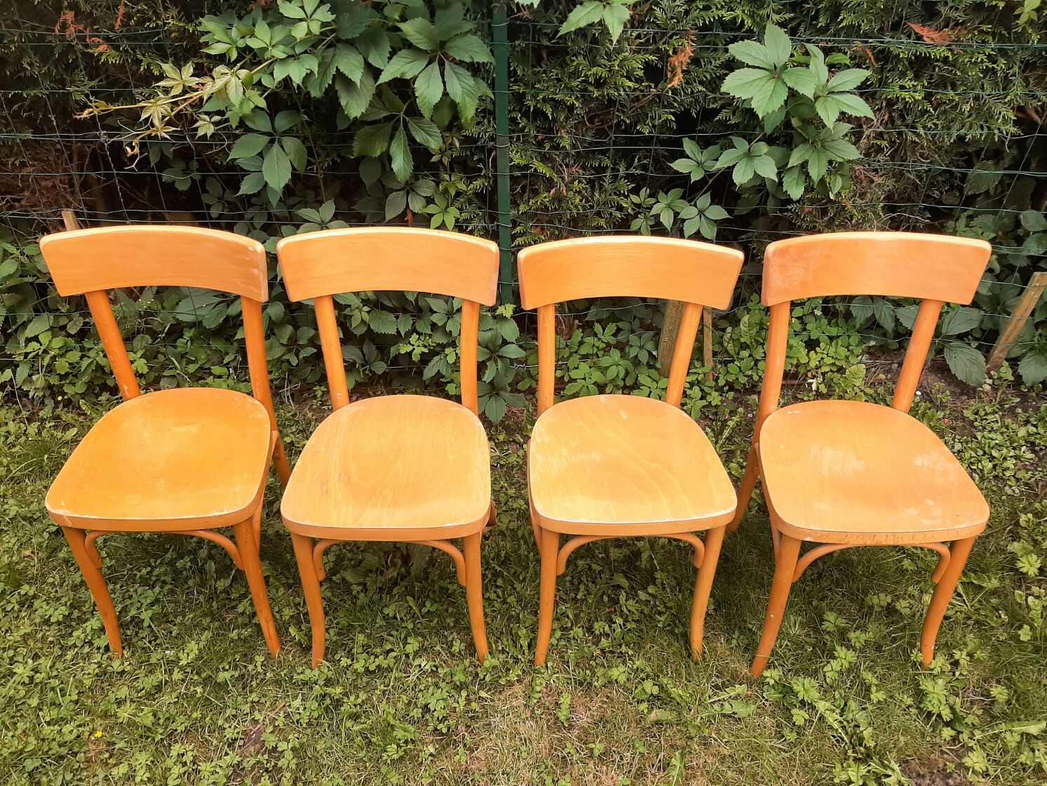 Bistro chairs x 4