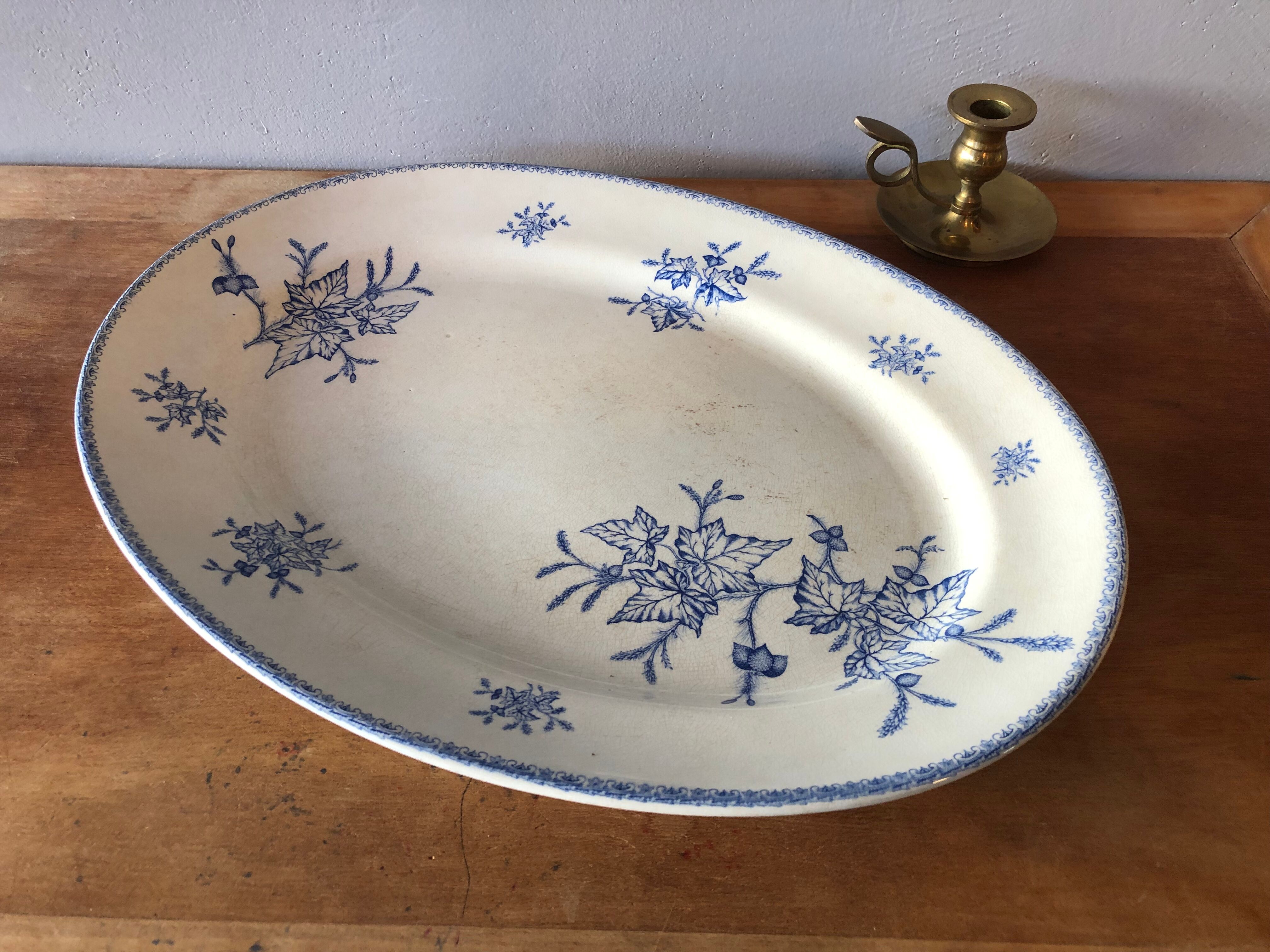 Earthenware dish iron earth choisy le roi