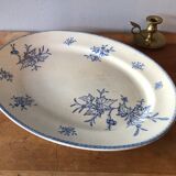 Earthenware dish iron earth choisy le roi