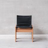 Set of Four Italian Scarpa 'Monk' Mid-Century Dining Chairs