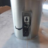 Brushed aluminum wall lamps in the 70