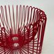 Ehlén Johansson for Ikea - metal red 'Trådig' fruit bowl basket
