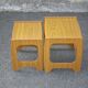 Scandinavian style nesting table set, coffee table, bedside table.