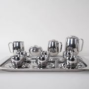 Service à café et à thé, design italien, années 1980, fabriqué en Italie.