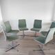 Suite de 6 chaises pivotantes Roche Bobois, 70's