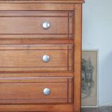 Wooden chest of drawers with 3 drawers, storage furniture, antique furniture, Art Deco.