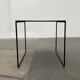 Postmodern perforated metal nesting side table from Ikea, 1980s.