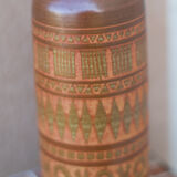 Vase bottle of ceramicpainter painter serge Jamet