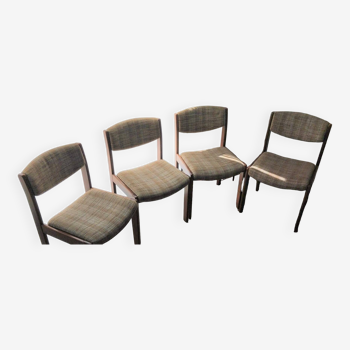 4 chaises vintage