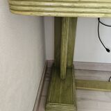 Vintage Maugrion desk in solid wood from the 1980s.