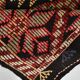 4x8 Red & Black Star Pattern Vintage Kilim Rug, 136x234Cm