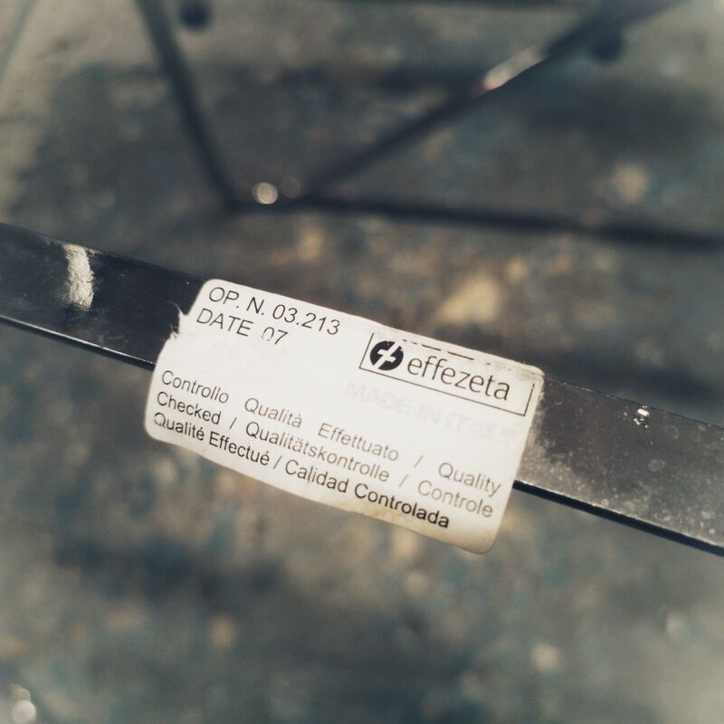 Vintage leather chair by Effezeta