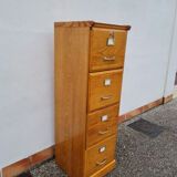 Meuble classeur en chêne des années 60