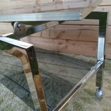 Swivel rolling coffee table