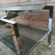 Table basse roulante pivotante