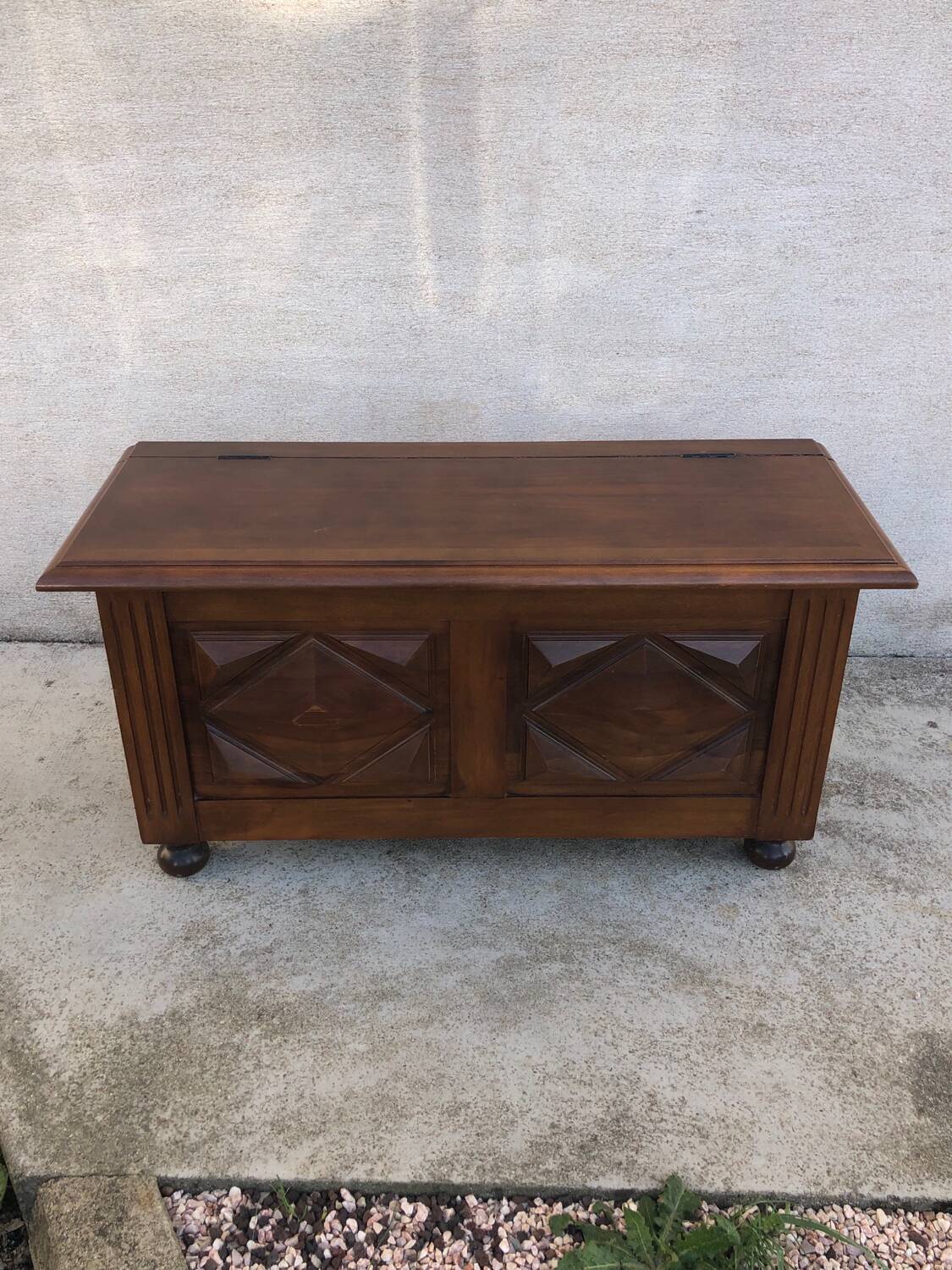 Chest, trunk in old oak