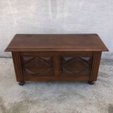 Chest, trunk in old oak