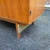 Armoire scandinave en chêne 1950 de 110cm