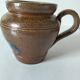 Glazed stoneware jug – hand-painted decoration
