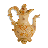 Polychrome earthenware jug