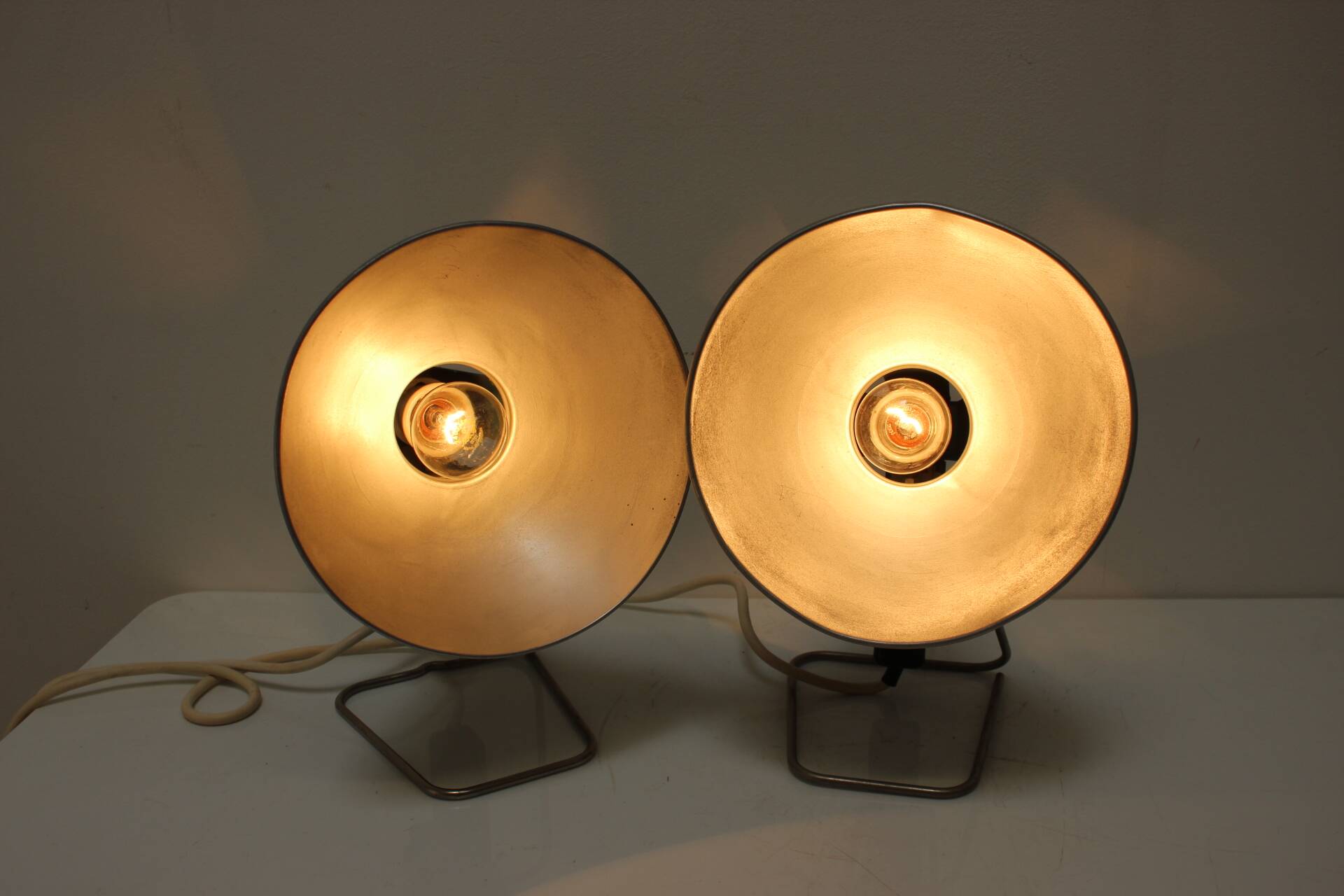 Set Of Two Vintage Adjustable Table Lamps by FAX, 1960s, Czechoslovakia